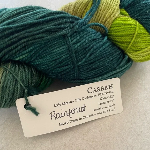 Hand Maiden Casbah Hand Dyed Merino Wool and Cashmere Blend Sock Yarn - Picture 5 of 5